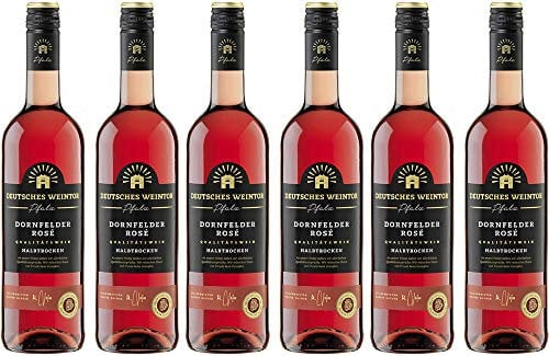 Deutsches Weintor Dornfelder Roséwein Halbtrocken (6 x 0.75 l)