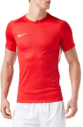 Nike Herren Tiempo Premier Football Jersey T-shirt, Rot(university red/white), S