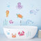 ufengke Wandtattoos Unter Dem Meer Meerestiere Tiere Wandsticker Wandaufkleber Fisch Seetang Wanddeko für Kinderzimmer Badezimmer Wohnzimmer