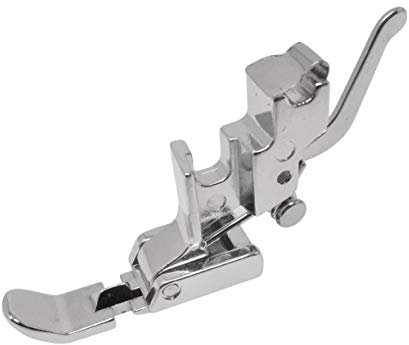 ZickZackNaehmaschine Schmaler Reißverschlussfuß + Nähfuß Halter für Carina, Lidl, Aldi, FIF, TCM, AEG, Privileg, Janome, Veritas, Toyota, Quasatron, Amysa, Singer und W 6