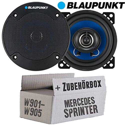 Mercedes Sprinter Front - Lautsprecher Boxen Blaupunkt ICx402-10cm 2-Wege Auto 100mm Einbauzubehör - Einbauset
