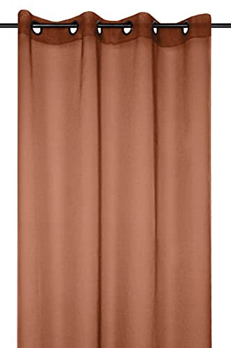 Stof - Voile 135 x 260 cm-Monna-Terracotta, Polyester R61697017VL