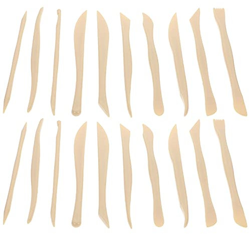 EXCEART Werkzeugkasten DIY 2 S Ton Wege tstoff Ton olle Kla tstoff exible lay Shn Pu Wege fü Keamik Hanek Gesung Suing Moieung Cookie-Walze Töpferwerkzeuge