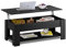 Blisswood Coffee Table With Storage, Lift Up Coffee Tables for Living Room, Wooden Coffee Table With 1 Shelf Large Hidden Storage Modern Rectangular Sofa End Lift-Top Tea Table Furniture (Black)