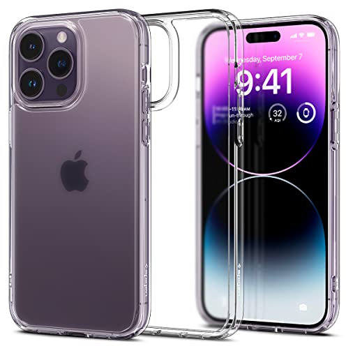 Spigen Ultra Hybrid Frost Hülle Kompatibel mit iPhone 14 Pro -Clear