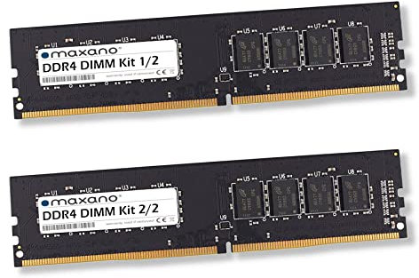 Maxano 64GB Kit 2X 32GB RAM Speicher DDR4 2666MHz DIMM kompatibel mit Asus Mainboard B365M-A, B365M-C, B365-Plus