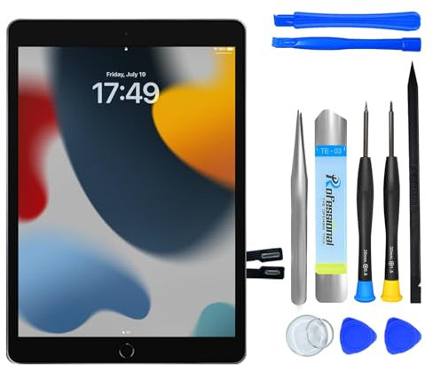 NB+ Screen Replacement For iPad 9th 10.2 (A2602 A2603 A2604 A2605) Generation Touch Screen Digitizer 2021 Pre-Installed Adhesive (Not LCD display)
