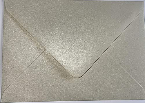 C5 Coloured Envelopes for A5 Greeting Cards Wedding Invitations & Crafts (162x229mm) Pack of 40 (Pearl Ivory)