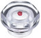 QUARKZMAN 1/2PT Aire Compresor Aceite Nivel Vidrio Accesorios x 1uds Transparente Plástico Aceite Mirilla Vidrio con Junta Tórica para Compresores Aceite Lubricados