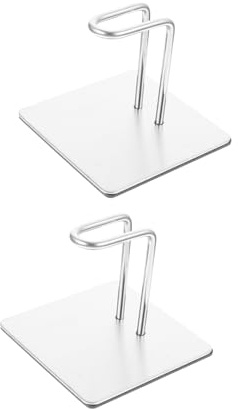 HOMSFOU Magnetisches Küchenregal 2 Stück Edelstahl Rollenhalter Für Küchenpapier Handtücher Und Aufbewahrung Platzsparend Für Kühlschrank Und Mikrowelle