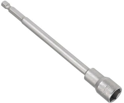 CoCud Embouts Magnétiques pour Écrous, Douille de 13 mm, Tige Hexagonale de 1/4, Clé à Douille Longue en Acier CR-V - (Applications : Réparation de Pièces Automobiles)