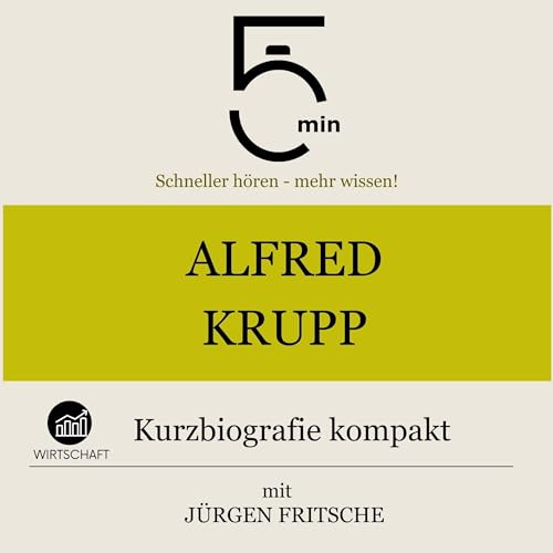 Alfred Krupp - Kurzbiografie kompakt: 5 Minuten - Schneller hören - mehr wissen!