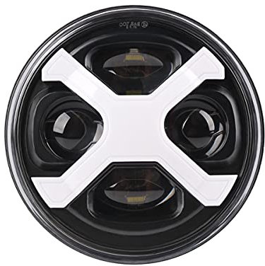 Borimend LED-Scheinwerfer, rund, für Motorrad, 5,75 , 40 W, 5-3/4 , für Iron 883 Street Rod Street Softail
