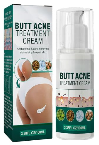 KOAHDE Crema para Granos de Glúteos,100ML,1PC,Crema para Eliminar Granos de Gluteos,Crema para Eliminar Espinillas en los Glúteos,Crema de Acné de Cadera