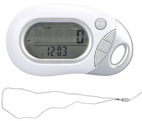 Walking Pedometer, 3D Sensor High Accuracy Step Counter with 7 Day Memory Suitable for Adults Seniors Kids