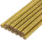 QUARKZMAN Mini Stick Colla a Caldo per Pistola Colla a Caldo 11mm x 100mm Oro Glitterato 12pz