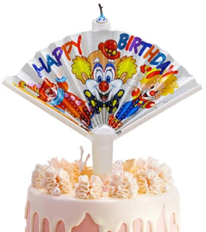 Neuheit Fan Geburtstagskerze, Einzigartige Geburtstagskerzen Fan Überraschung Geburtstag Kerze Überraschung Geburtstagskerzen Fan Wunschkerze Geburtstagskerzen für Kuchen Neuheit Kerzen