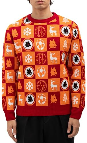 AS Roma Unisex As Roma Christmas Jumper Pullover (1er Pack)