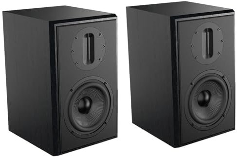 AYCDL 1 Pair Passive Range Monitor Studio Speakers Soundbox with 4 Inch Ribbon Tweeeter