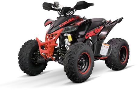 NITRO MOTORS 250cc Maxi Quad Celavi RS10 4-Gang Manuell Platin, Farbe:Rot