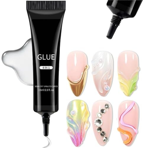 Sculpture Gel 3D Carving Gels,No Wipe 3D Nail Art Sculpture Ge/l,Nail G/el Sculpting Gel,Hard G/el for Nails,Nail Designs DIY Nail Painting Carved Ge/l for Salon Professionals,Clear Buil/der