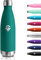 Garrafa Termica 500ml, Botella Termo Reutilizable y A Prueba de Fugas, Botella Agua Acero Inoxidable sin BPA, Botella Termica con Doble Pared para Oficina, Escuela, Deporte, Senderismo, Aire Libre