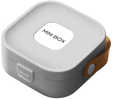Kabelspeicherorganisator - PP -Schlüsselfall, Kompaktkabel -Kit | 3.86 Zoll Lederstil-Behälter mit Trennwänden, Gadget-Box für die Reinigung von Arbeitsbereichen und Drahtträger für Fahrt für Reisebür