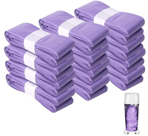 Nappy Bin Refill, TGKYK 12Pcs Nappy Bin Refills, Holds up to 280 Nappies Nappy Bin Bags Refill, Diaper Pail Refill Bags Compatible with Angelcare Tommee Tippee Munchkin Genie Refills Cassettes