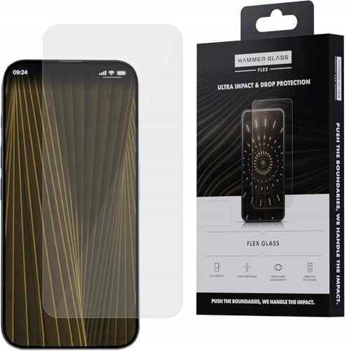 Hammer Glass Tempered Glass Screen Protector for Hammer Construction Screen Protector with Oleophobic Coating, Perfect Fit, 100% Transparency, Easy Bubble-Free Application and Quick Installation