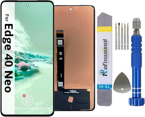 It'Go Schermo Full INCELL per Motorola Edge 40 Neo LCD di ricambio touch screen con strumento nero di alta qualità