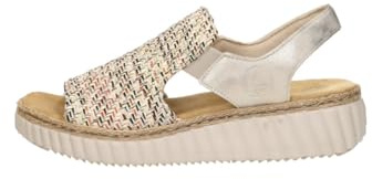 Rieker Sandalen Flach, beige, 43 EU