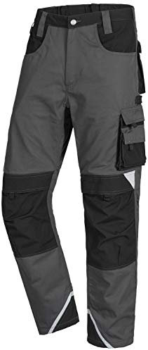 Nitras Motion TEX Plus 7612 Cargohose - Bundhose für die Arbeit - Grau - 56