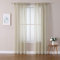 MIULEE Tende 2 Pannelli Trasparenti in Voile Con Passanti Morbidi Finestre per Camera da Letto e Soggiorno 140x225cm Beige