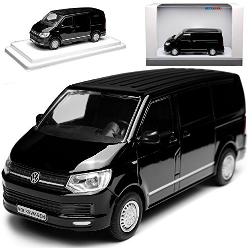 alles-meine.de GmbH Volkwagen T6 Schwarz Personen Transporter T5 Ab 2. Facelift 2015 1/43 Modellcarsonline Modell Auto