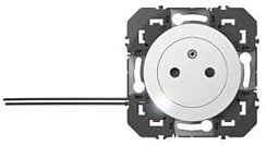 Legrand 600320 Prise de courant 2P+T à voyant Surface dooxie, 16A, finition blanc