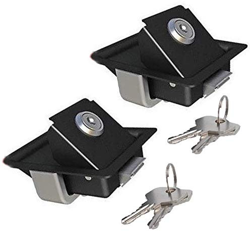 WJSKDQ Bouton de serrure universel pour porte d'entrée de caravane Noir