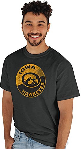 Blue 84 Herren Vintage Cap T-Shirt, Dunkles Erika, Large