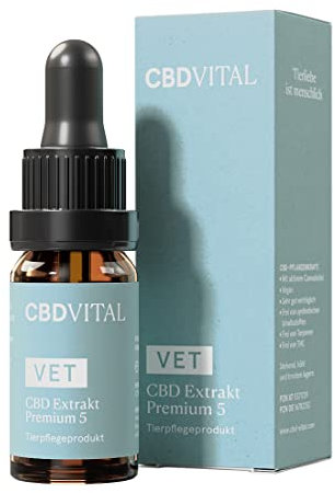 Premium CBD Öl für Hunde & Katzen 10ml (500 mg CBD)