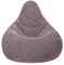 Loft 25 sitzsack Cord – Gaming sitzsack mit füllung, Komfortabler Bean Bag, sitzsack Erwachsene mit hohem Rücken,sitzsäcke,Bean Bag Chair Ergonomisches Design (Mink, Sitzsack)