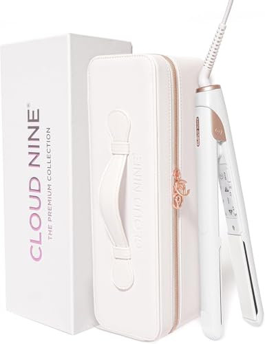 CLOUD NINE Original Straightener – Mineral Enriched Plates – Variable Temperature Settings – Hot Within 20 Seconds