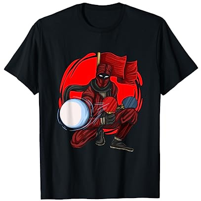 Tischtennis Ping Pong Tischtennisball Tischtennisschläger T-Shirt