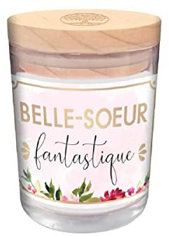STC, Bougie en verre BELLE-SOEUR FANTASTIQUE parfum Fleur d'Oranger, (CD4290_39)