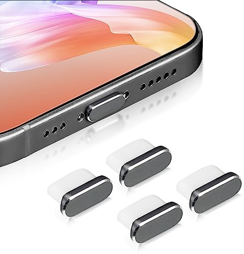 teng hong hui 4 Pack Grey Usb C Dust Covers Usb C Dust Cap Usb C Caps Charger Port Cover Type C Dust Plug Usb C Samsung Anti Dust Plug,Usb C Charger Cover Samsung Usb Dust,Type C Cover Type C Cap
