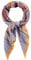 CODELLO Damen Nachhaltiges Tuch aus Organic Cotton mit quadratischem Muster