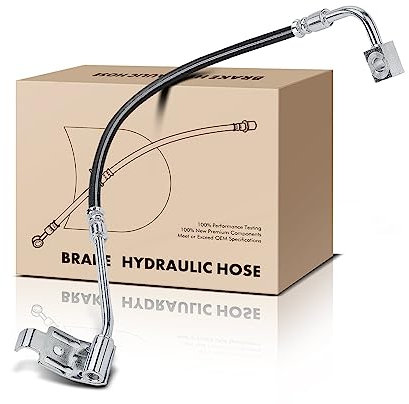 Frankberg 1x Bremsschlauch Bremsschläuche Hinten Links Kompatibel mit Wrangler III JK 2.8L-3.8L 2007-2017 Wrangler IV JL 3.6L 2017-2021 Replace# 52059885AB