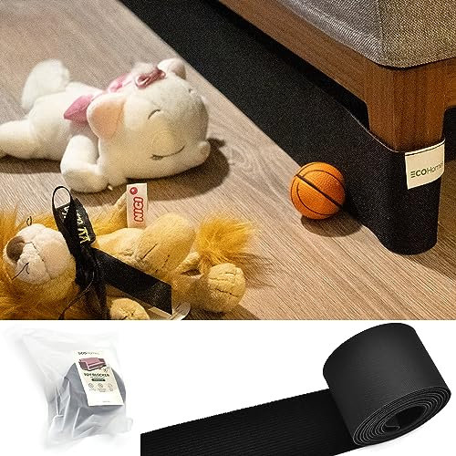 ECOHomes Spielzeug-Blocker unter der Couch – Barriere für unter Sofa, Bett & Möbel unten verhindert, dass Dinge darunter gehen, einfach zu installieren, Lückenstopper für Spielzeug (2,7 m x 12,7 cm)