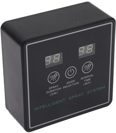 VBESTLIFE Reptilien-Luftbefeuchter, Intelligentes Sprühsystem, Automatisches Timing-Nebelgerät mit 360 ° Verstellbaren Nebeldüsen, Eingebaute Pumpe, für Terrarium, Regenwaldpflanzen