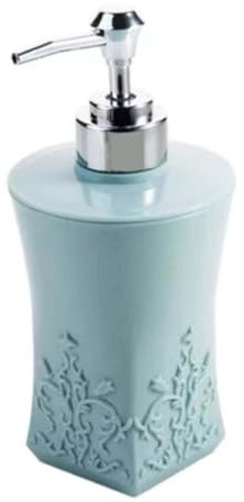 Seifenspender Hand-Desinfektionsmittel-Spender, Nachfüllbare Hand-Desinfektionsmittel-Flasche, Badezimmer, Küche Duschspender(Color:Blue1)