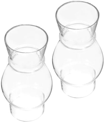 MUSISALY Élégant Abat-jour En Verre Pour Lampe À Pétrole Remplacement Pour Lampe À Huile Décoration Vintage