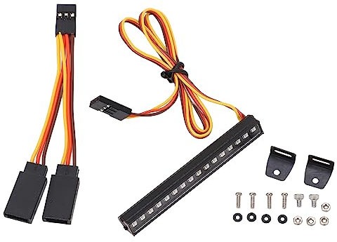 RGB Multi Mode RC Licht Upgrade Teile RC Bar Dach LED Lampe Kit Aluminium Legierung Shell 8 Licht Modi für RC Autos